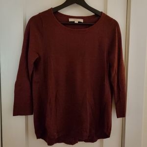 Lightweight loft 3/4 sleeve sweater